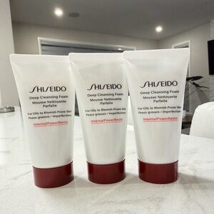 【Brand New】Shiseido Cleansing Foam Travel Set 30ml*3=90ml